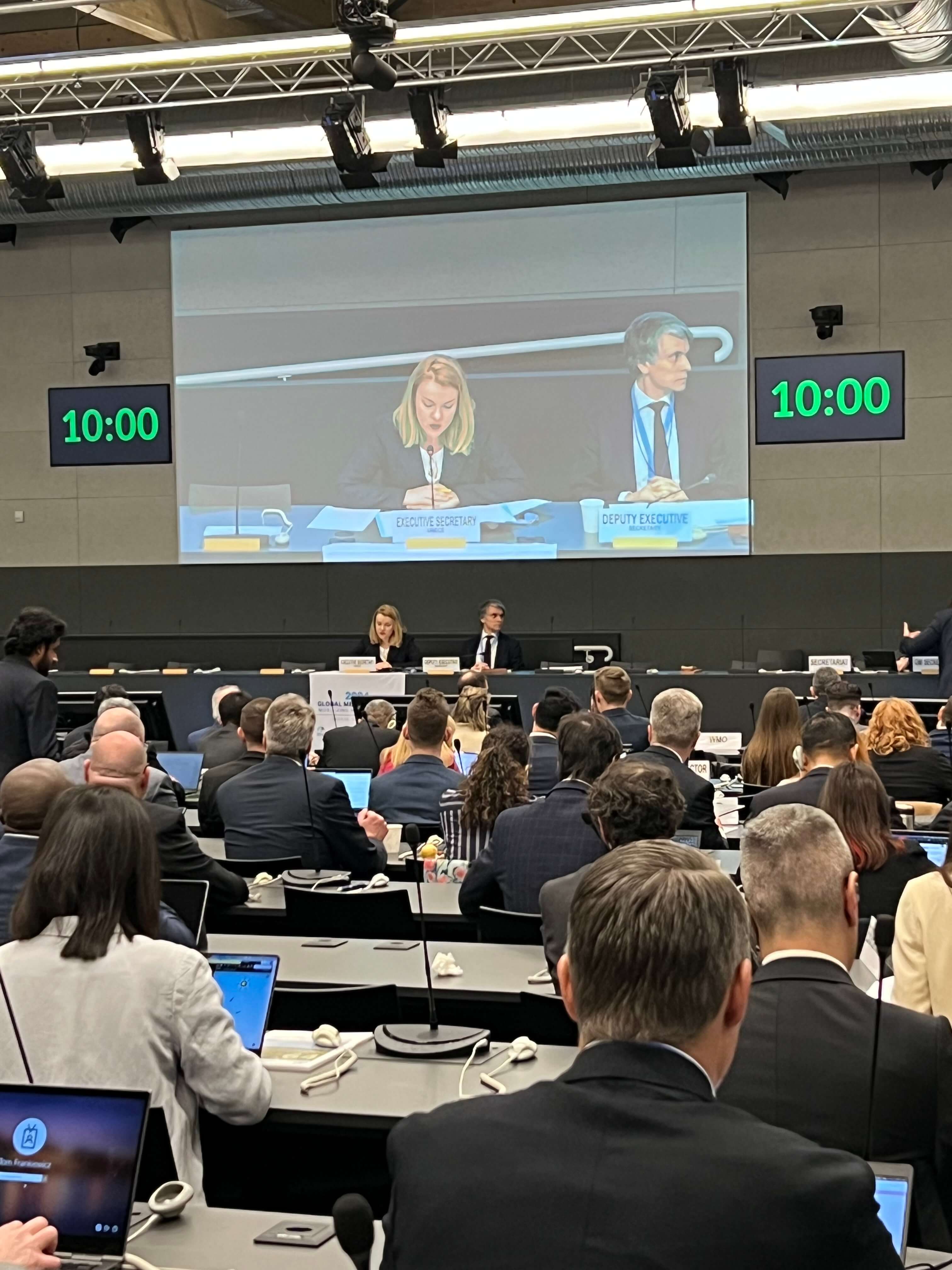 Plenary session opening remarks from UNECE Executive Secretary, Tatiana Molcean, at the 2024 Global Methane Forum in Geneva, Switzerland. <br><span class='small text-muted'>(2024, Geneva, Switzerland)</span>